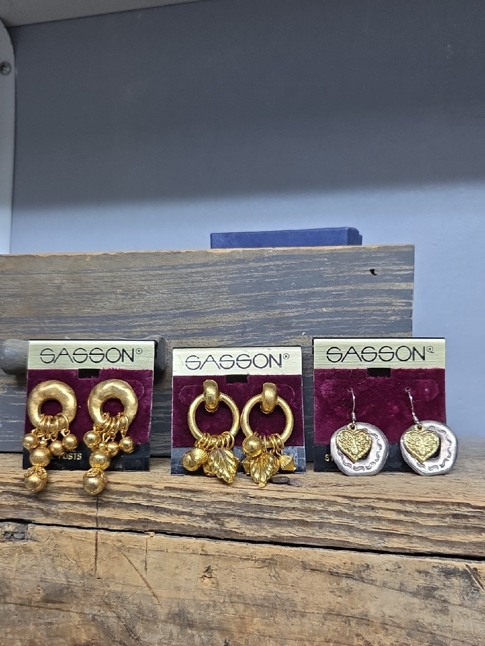 Vintage Sasson Earring Bundle Of 3